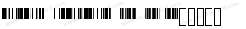 Libre Barcode 39 Tex字体转换